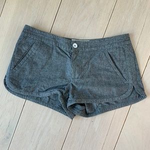 Rag &  Bone Gray/Black Chambray Shorts